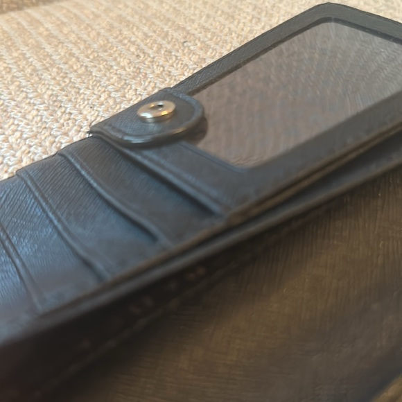 Kate Spade | Black Brushed Leather Wallet - Picture 8 of 9